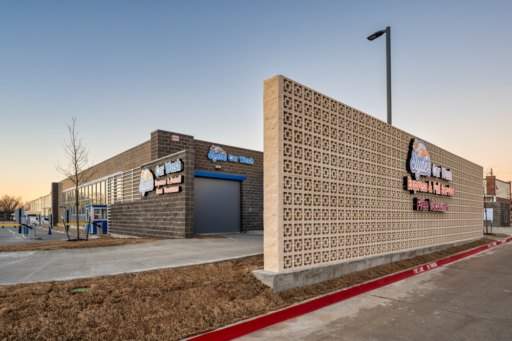 Tavacon Commercial Construction Portfolio of Slyde's Car Wash in Wylie TX